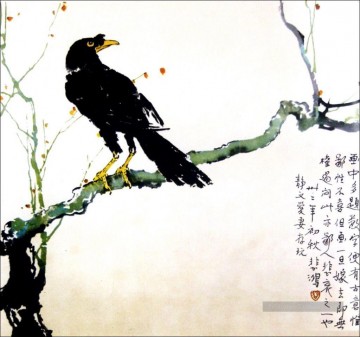  ancienne - XU Beihong Eagle ancienne Chine à l’encre